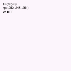 #FCF5FB - Wisp Pink Color Image